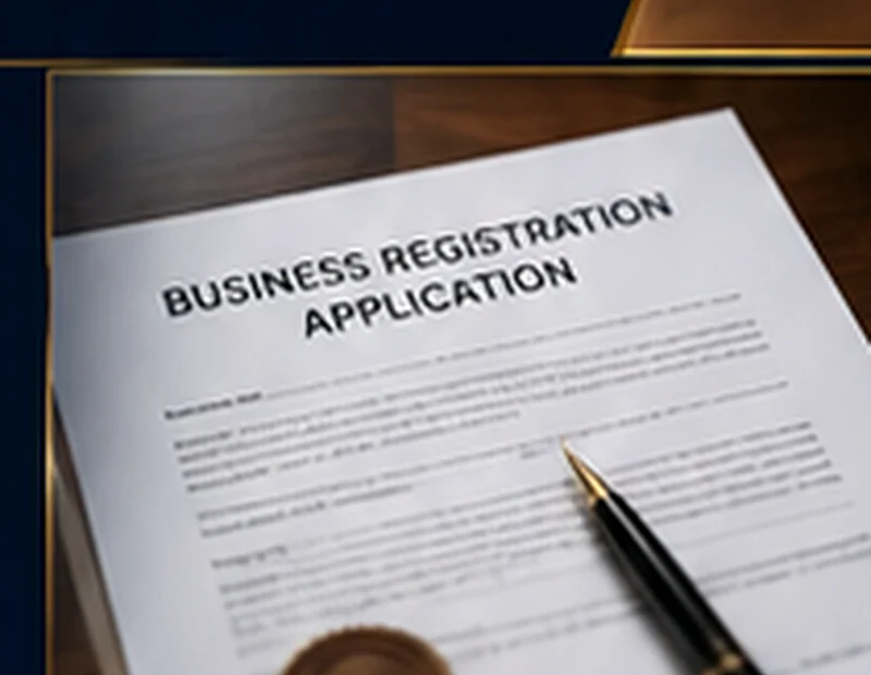Business registration application